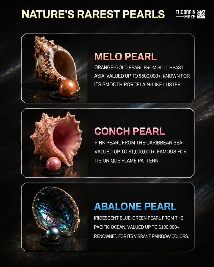 Discover the World's Most Exquisite Rare Pearls: Melo, Conch, and Abalone