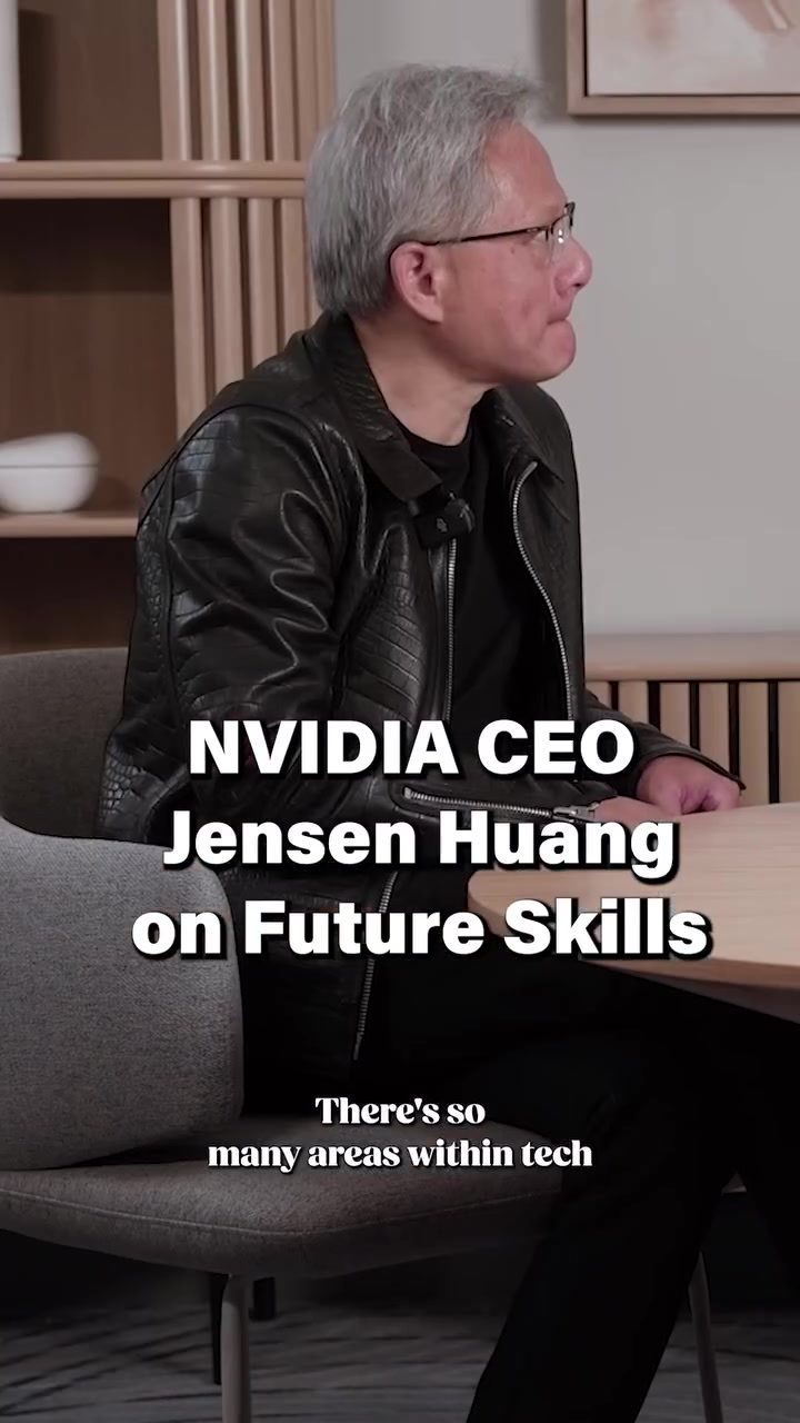 Jensen Huang on AI Skills for the Future of Tech