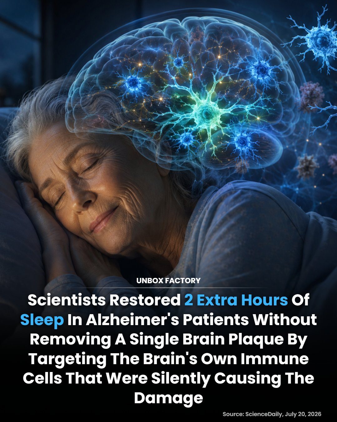 New Alzheimer's Breakthrough: Restoring Sleep by Targeting Brain Immune Cells