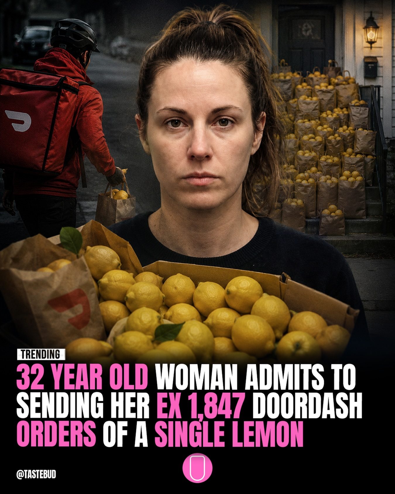 Woman's Harassment Tactics Involving 2000 Lemon DoorDash Orders