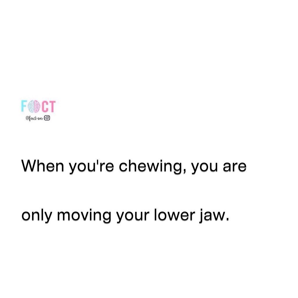 What Happens When You Chew: Lower Jaw Movement