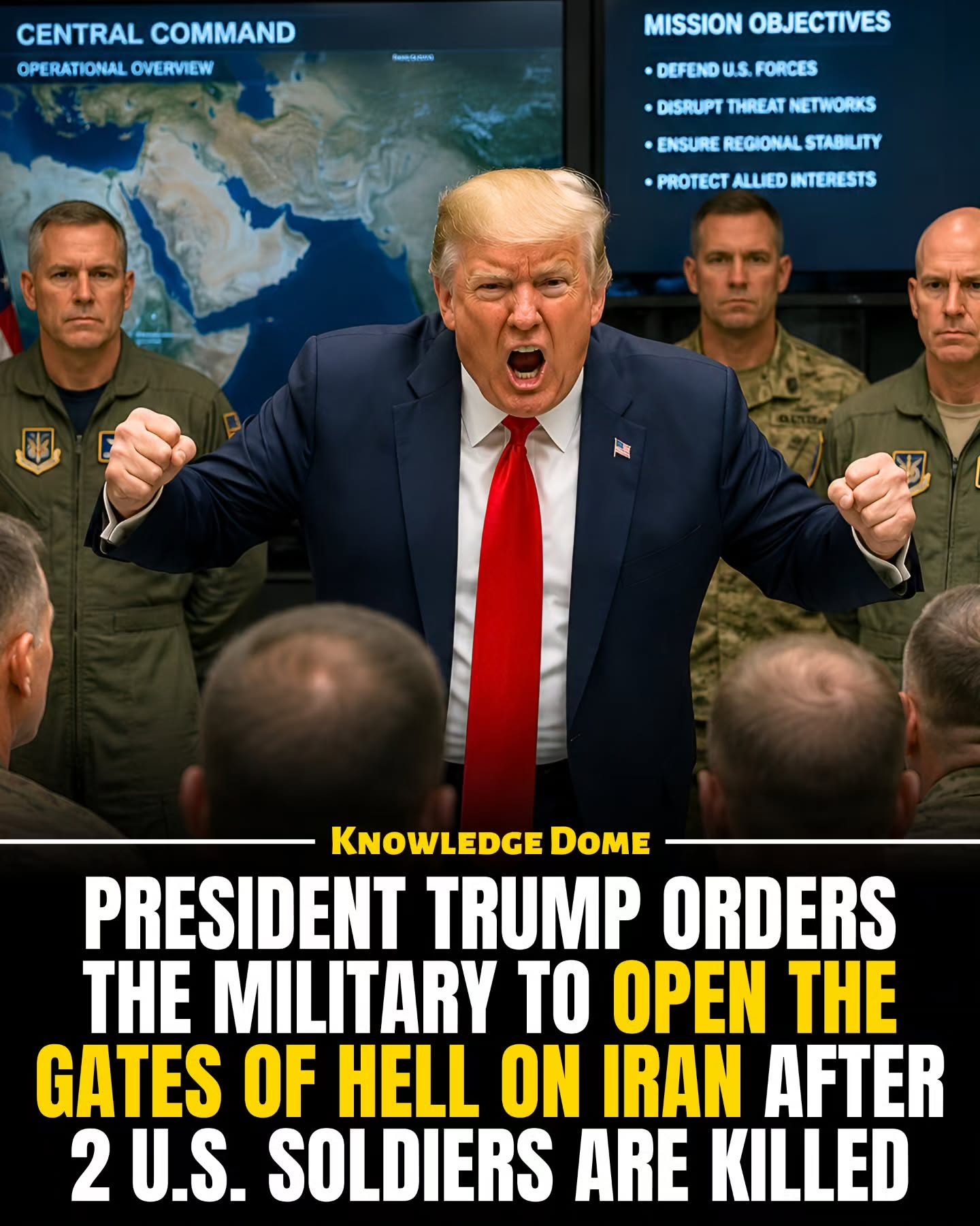 Trump's Military Threat to Iran: Opening the Gates of Hell