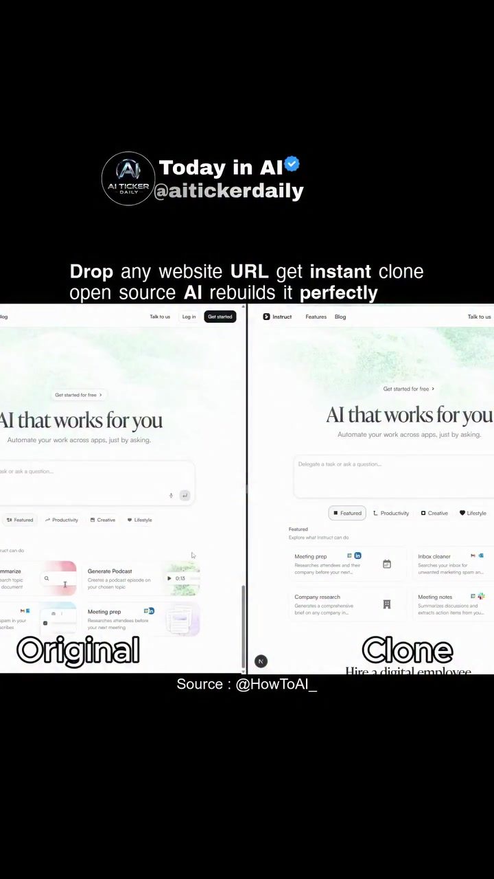 AI-Powered Website Cloning: Instant Replication with Open Source