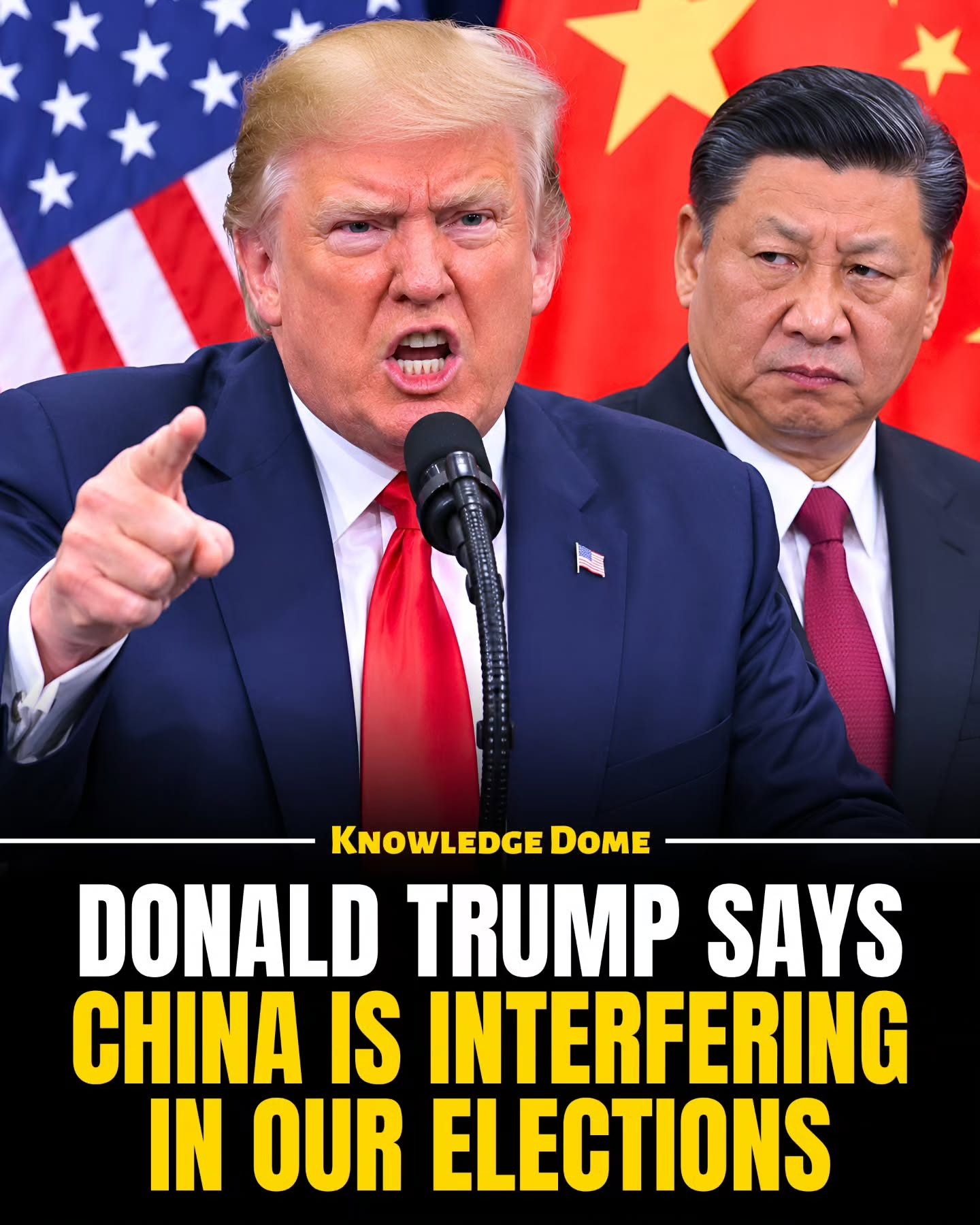 Trump Accuses China of Massive U.S. Election Data Theft