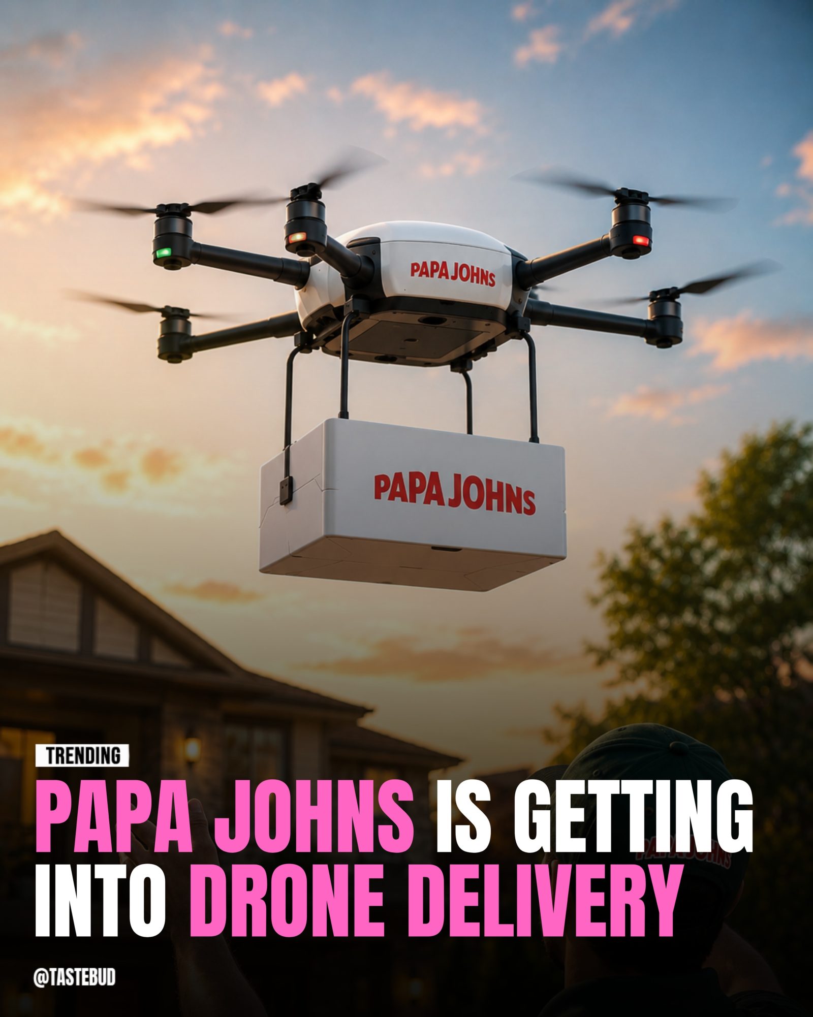 Papa Johns Tests Drone Delivery with Sandwiches in NC