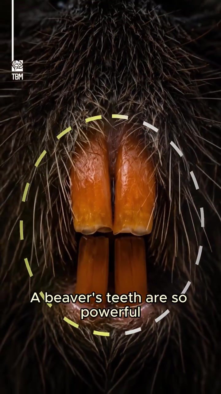 The Science Behind Beaver Teeth: Growing and Sharpening Continuously
