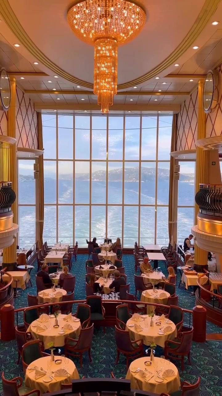Colorline Cruise Dining Room: Norway's Ocean Views