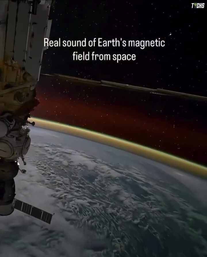 Experience Earth's Magnetic Field from Space: A Visual Sound Journey
