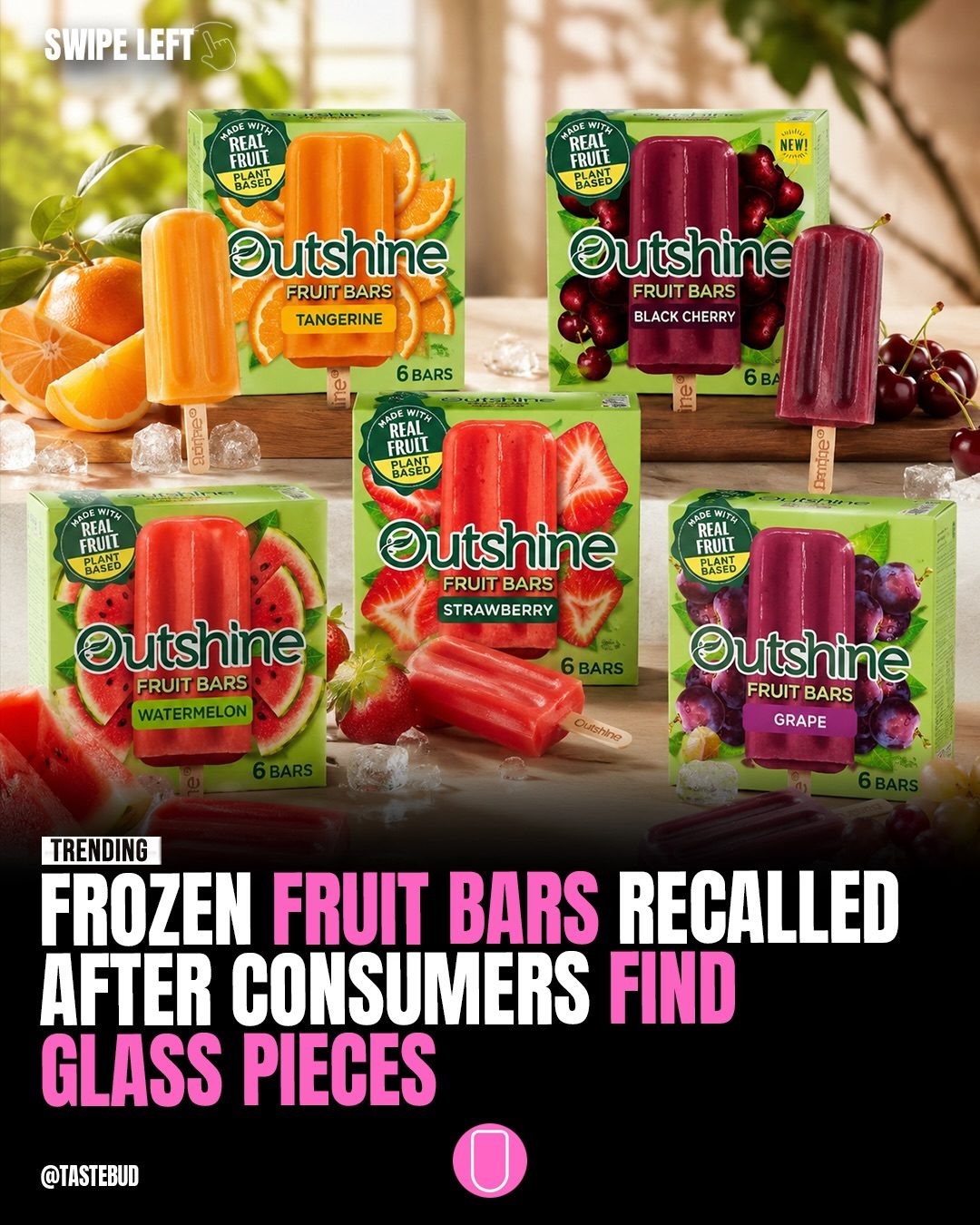 Outshine Fruit Bar Recall: Affected Flavors and Packs
