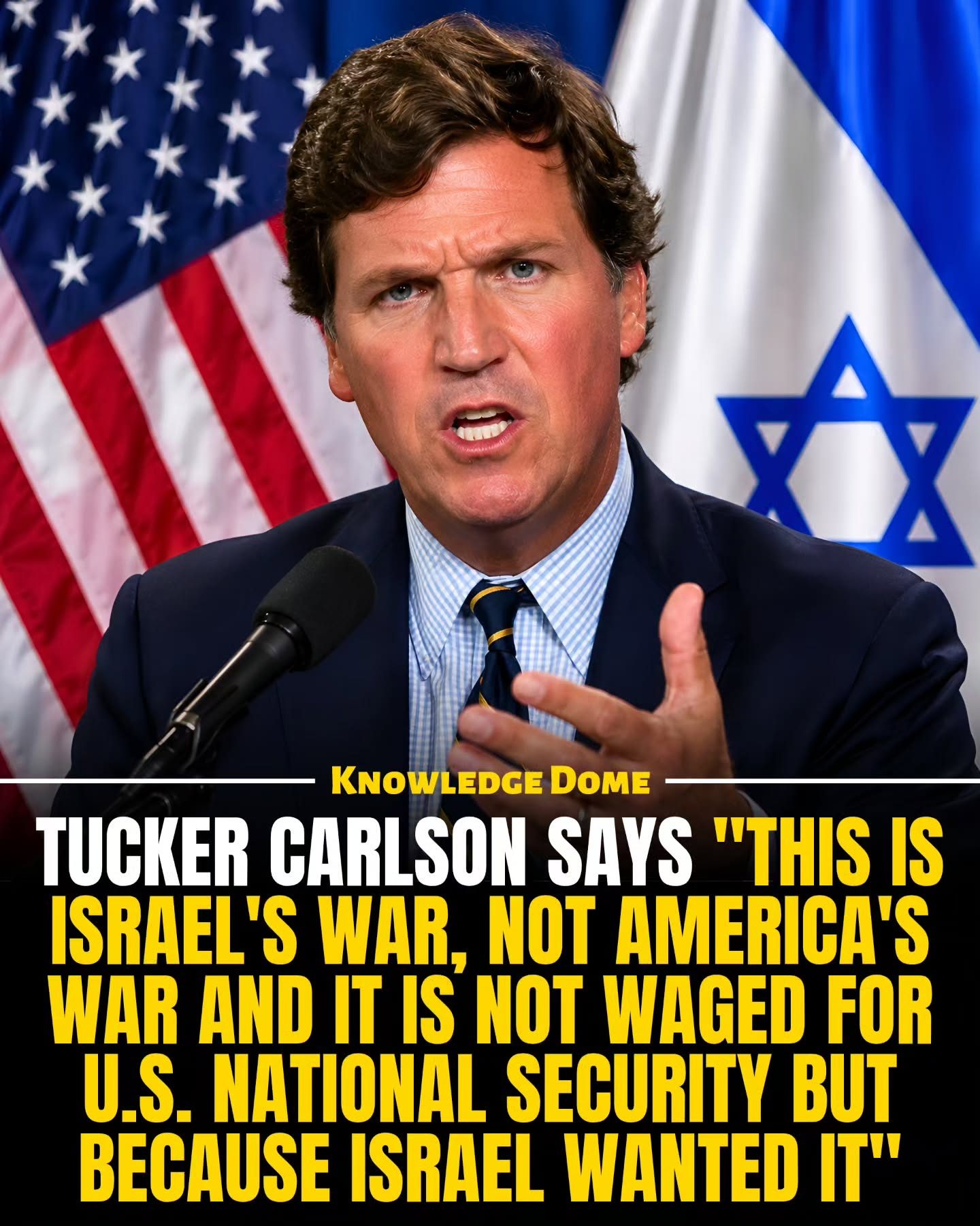 Tucker Carlson: Why He Views Iran Conflict As Israel's War