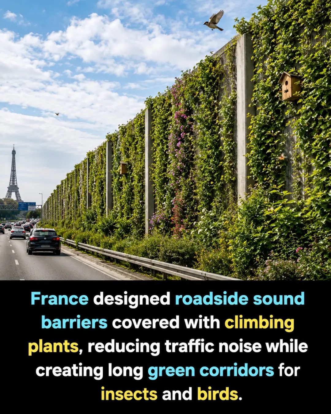 Paris' Eco-Friendly Sound Barriers: Green and Quiet