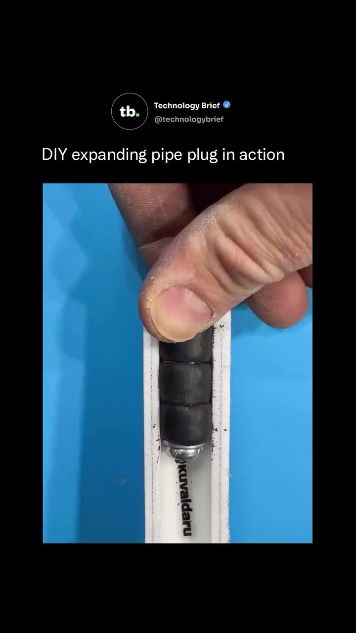 DIY Expanding Pipe Plug: Easy Watertight Seals