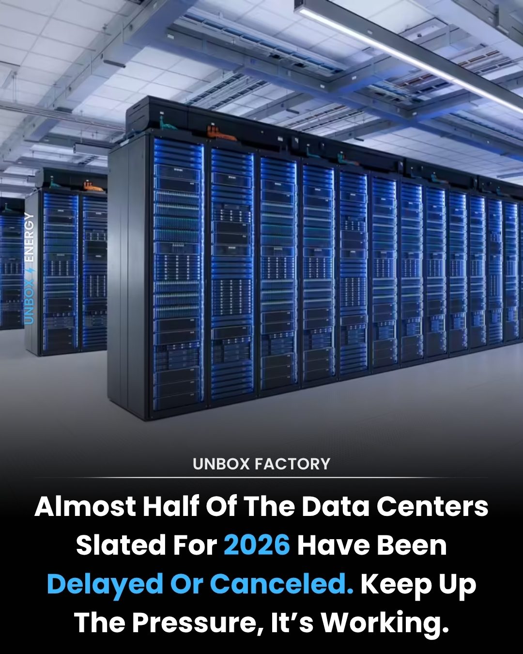 Data Center Boom Faces 2026 Delays and Cancellations