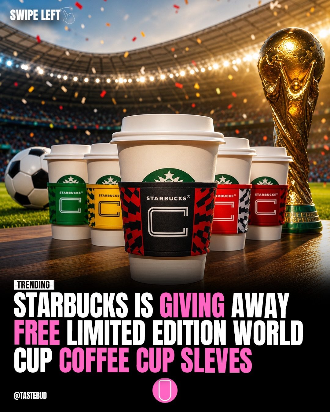 Starbucks World Cup Cup Sleeves: Free Collectibles
