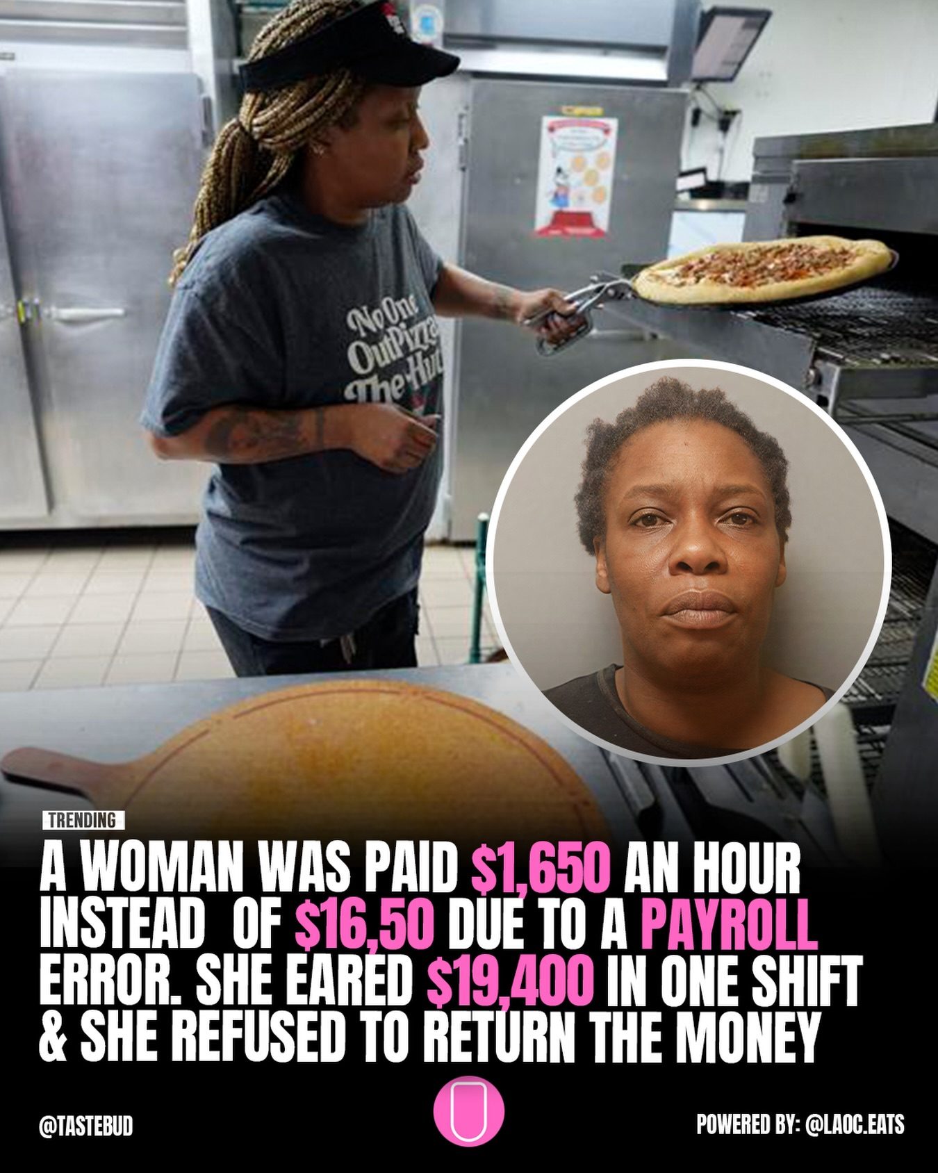 **Arkansas Woman Paid $1,650 per Hour Due to Payroll Mistake**