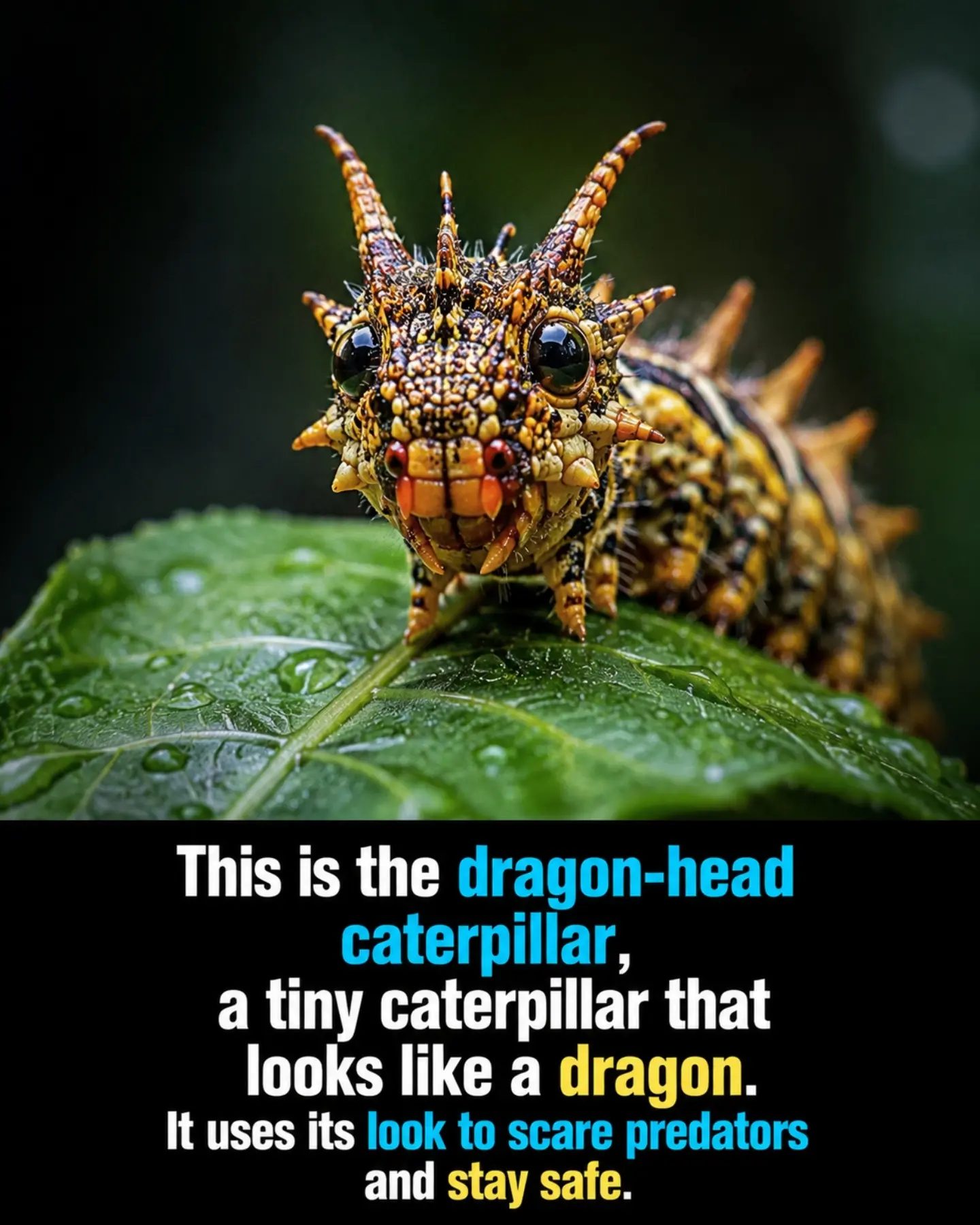 Dragon-Head Caterpillars: Nature's Clever Defense Strategy