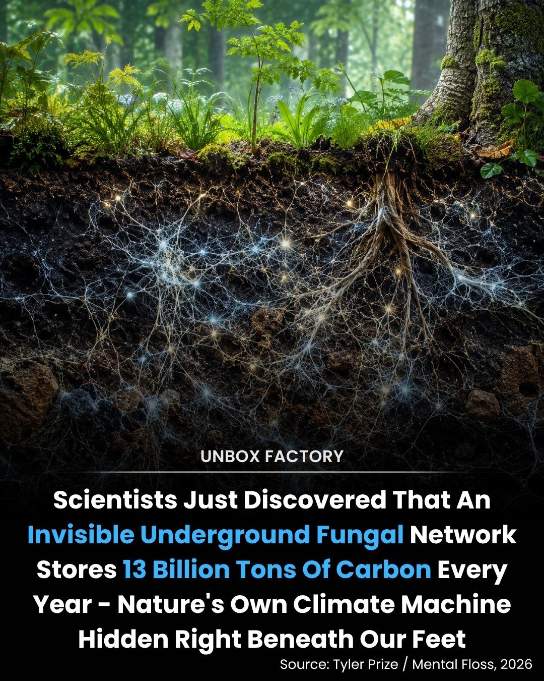 Earth's Hidden Carbon Vault: The Power of Underground Fungal Networks
