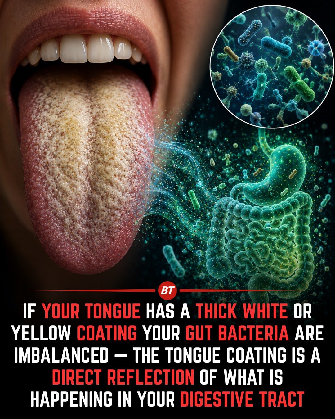 Tongue Coating: Signs of Digestive Issues and Gut Imbalance