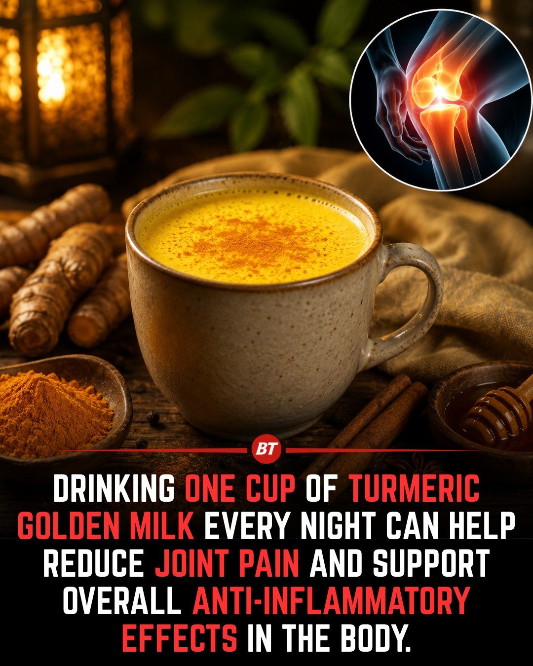 Turmeric Golden Milk: Joint Pain Relief and Anti-Inflammatory Benefits