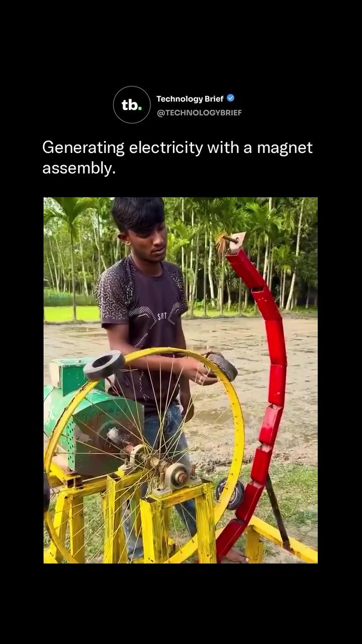 Build a DIY Bicycle Wheel Electricity Generator