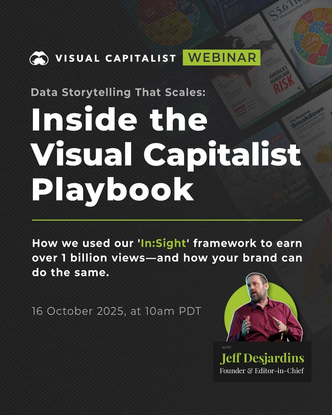 Learn Data Storytelling Secrets from Visual Capitalist's Jeff Desjardins