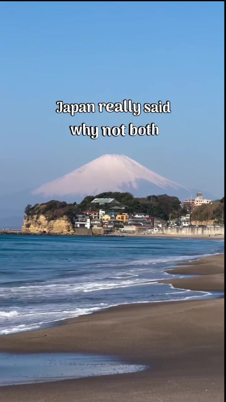 Mount Fuji’s Serene Coastal Beauty