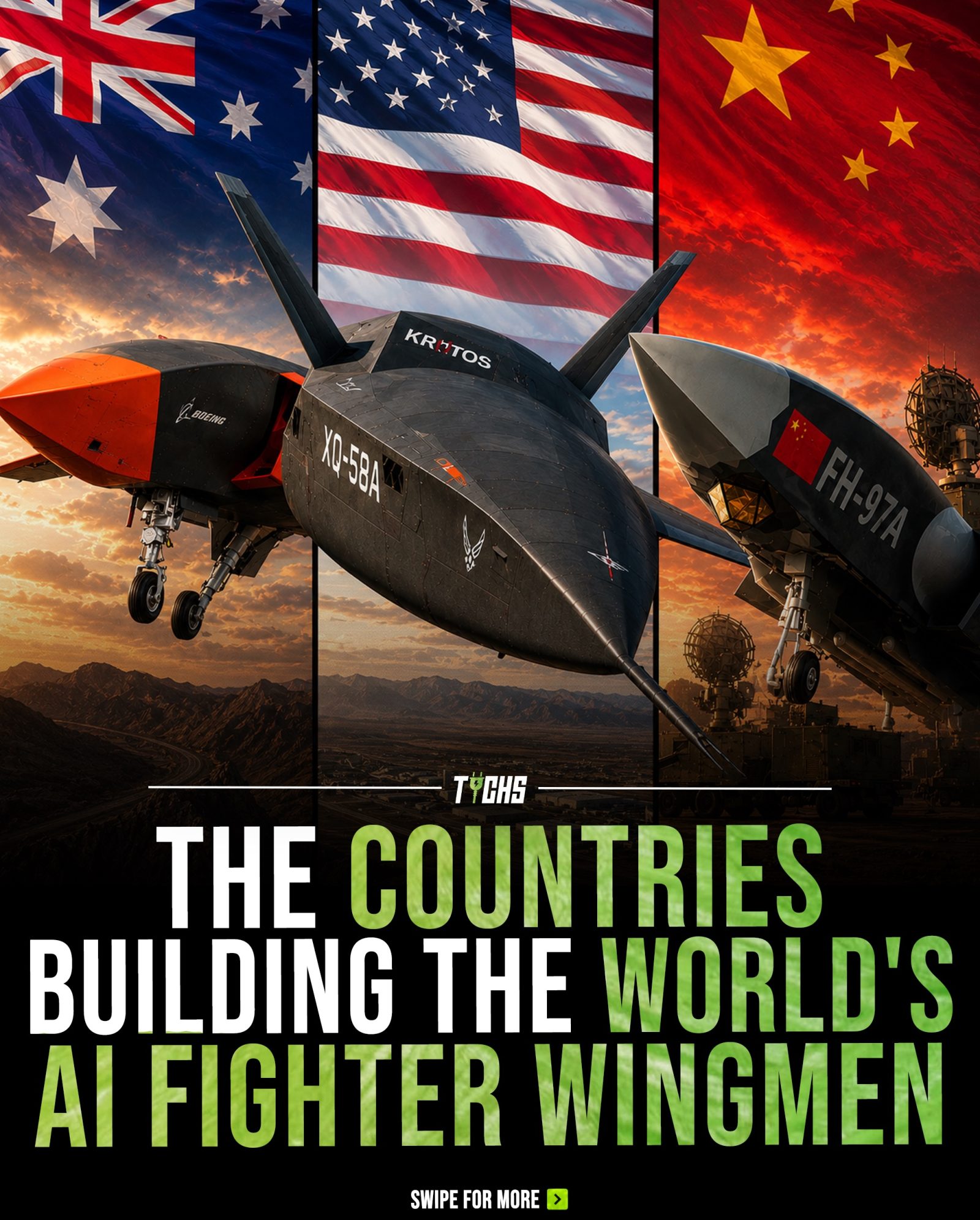 Countries Building AI Fighter Wingmen for Advanced Air Combat