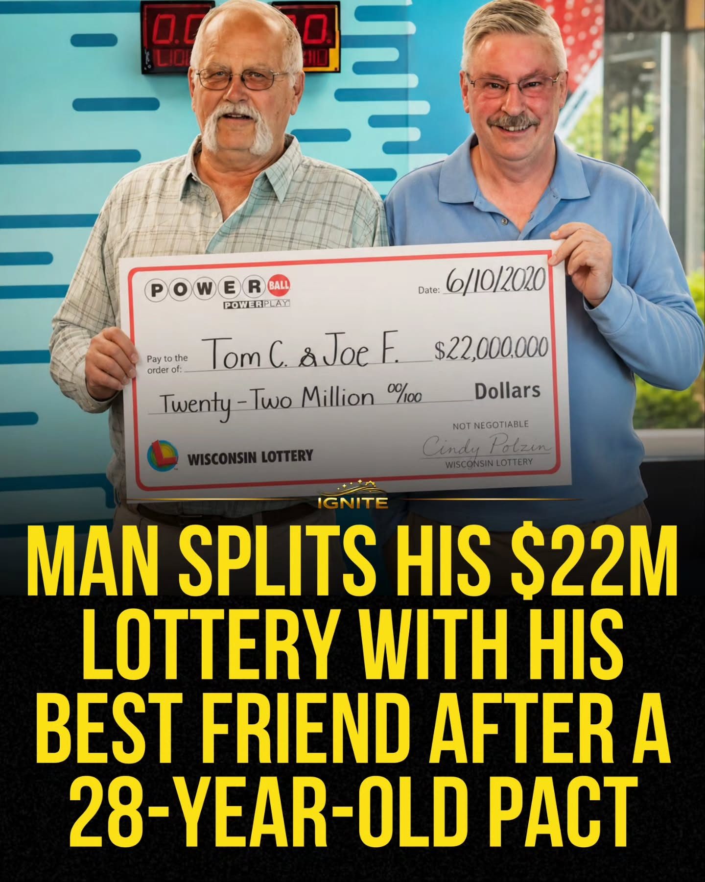 Friendship Pays Off: $22M Wisconsin Powerball Split After 28 Years