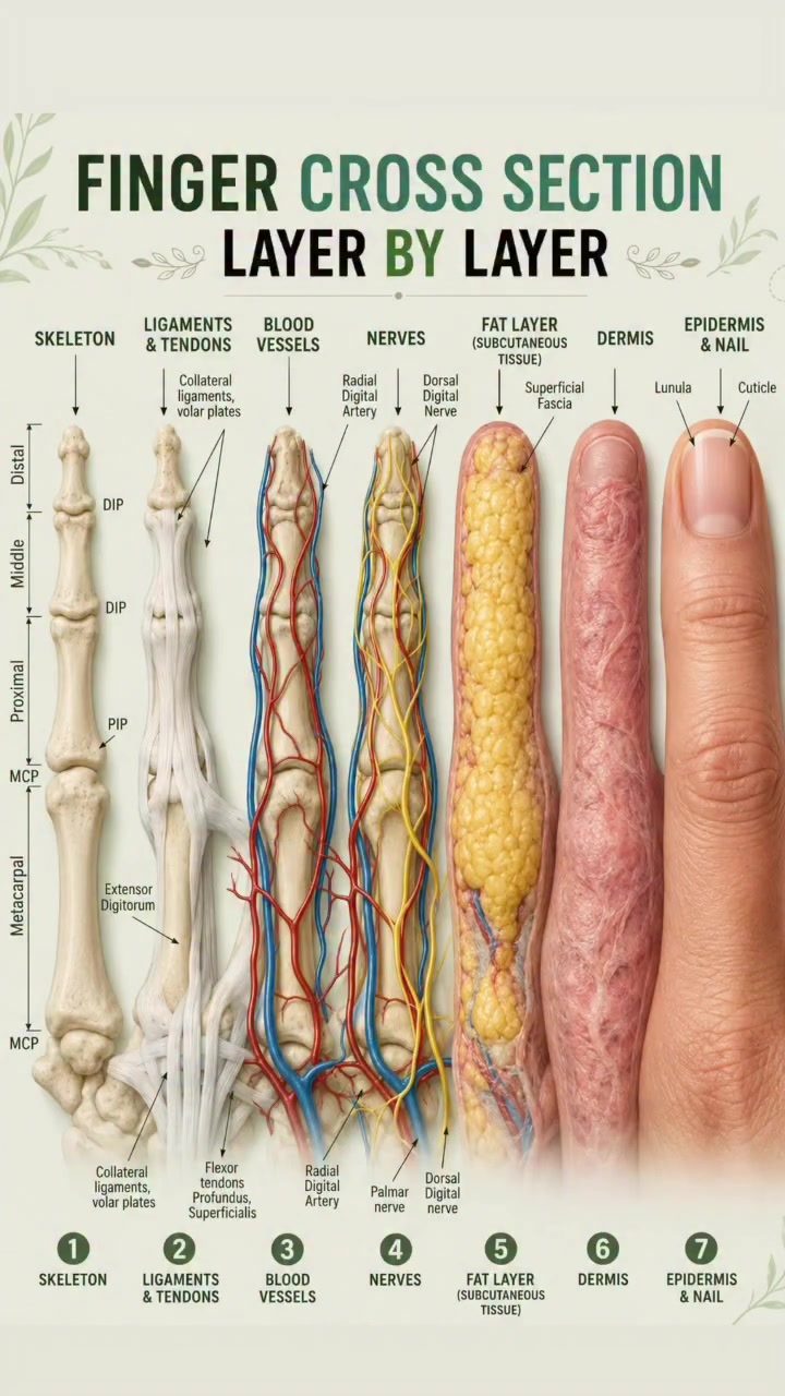 Understanding Finger Anatomy: Layers & Functions