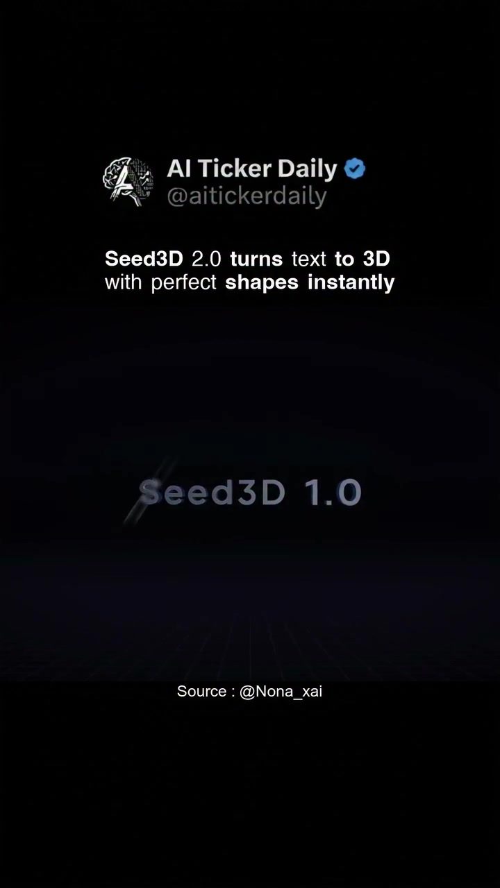 Seed3D 2.0: Revolutionizing 3D Modeling from Text in Seconds