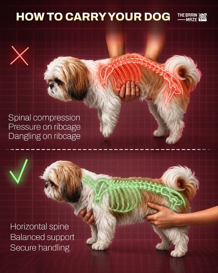Proper Ways to Carry a Dog Without Injuring Its Spine
