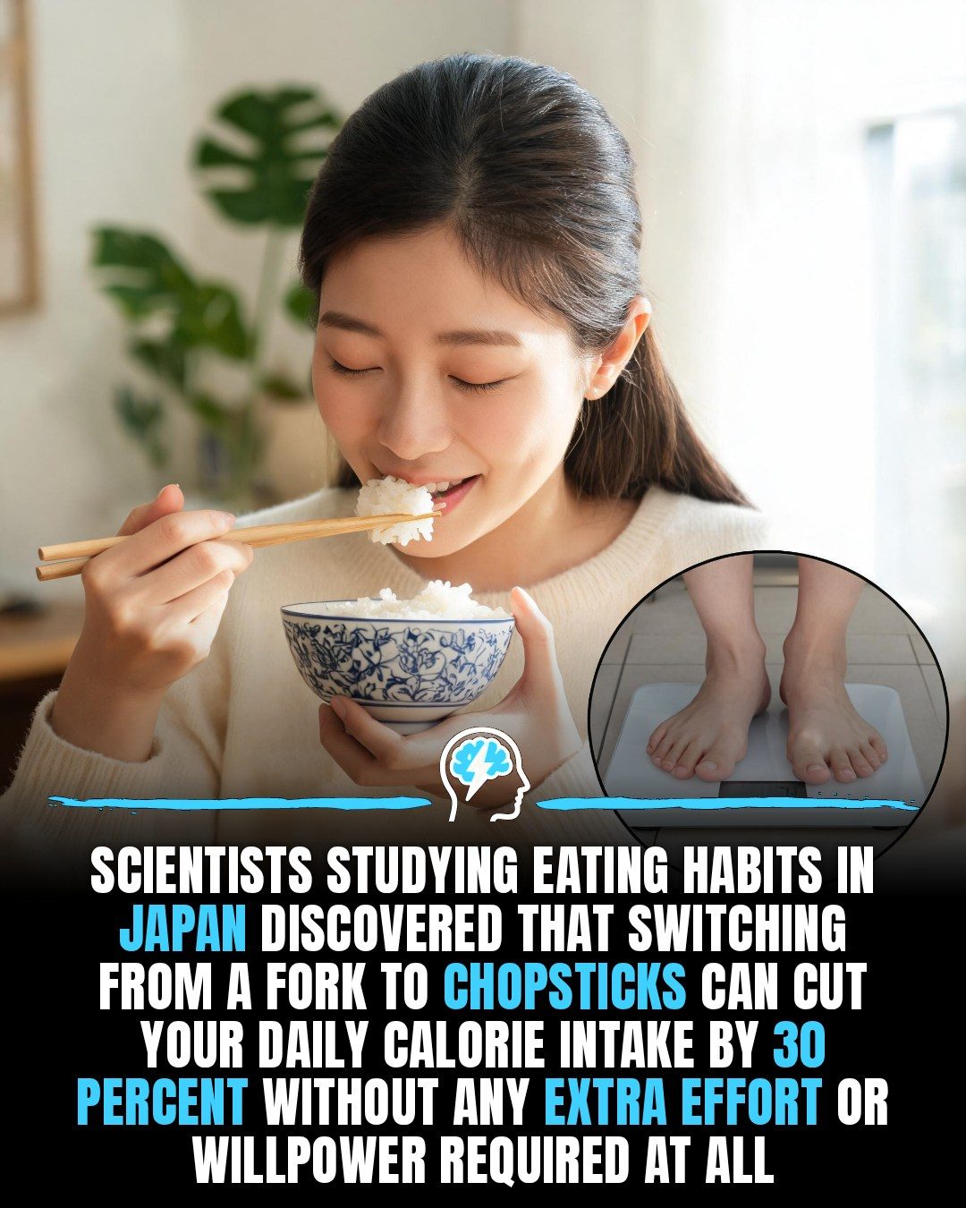 Switch to Chopsticks to Cut Calorie Intake by 30%