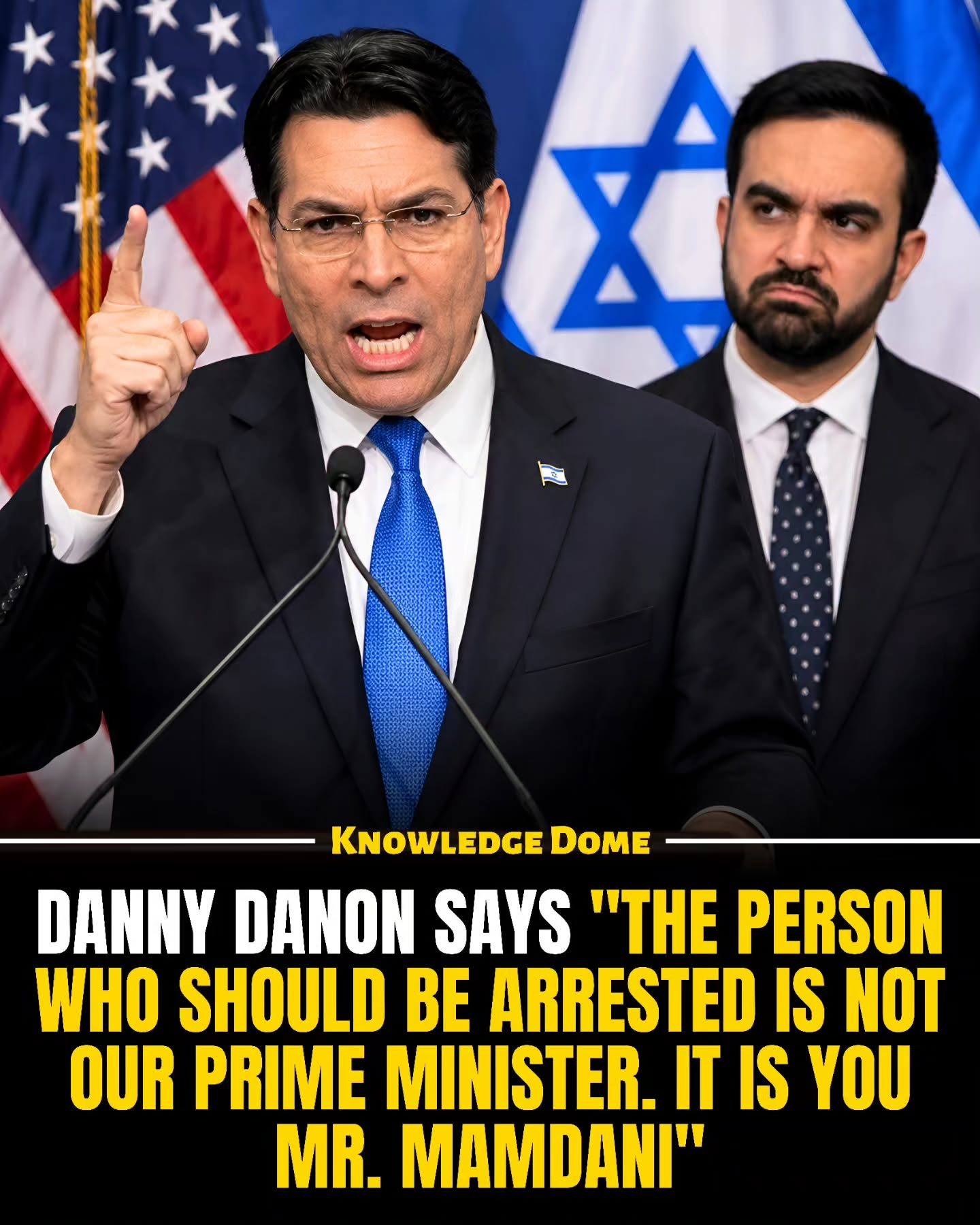 Danny Danon Clashes with Zohran Mamdani Over Netanyahu's Visit