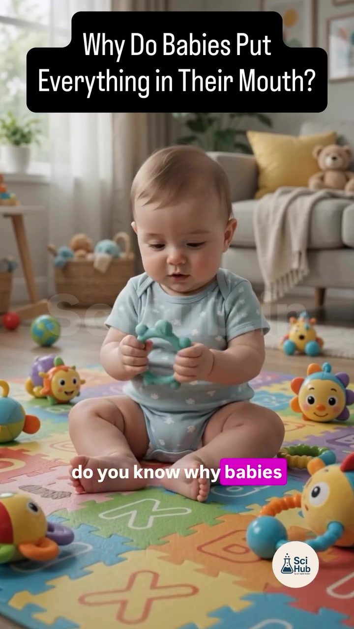 Babies Use Mouths for Sensory Learning