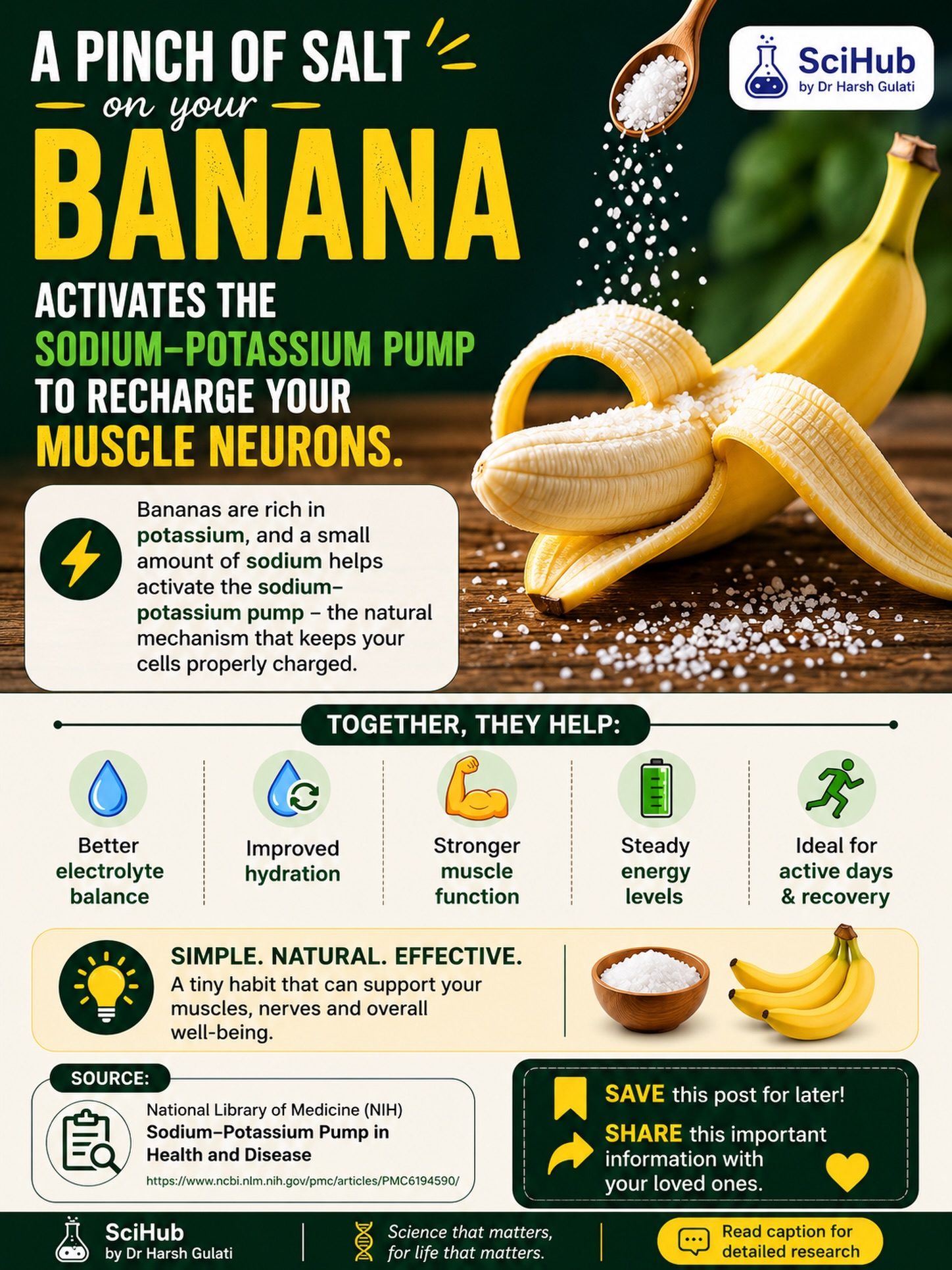 Bananas and Salt: Benefits for Muscle Health and Electrolyte Balance
