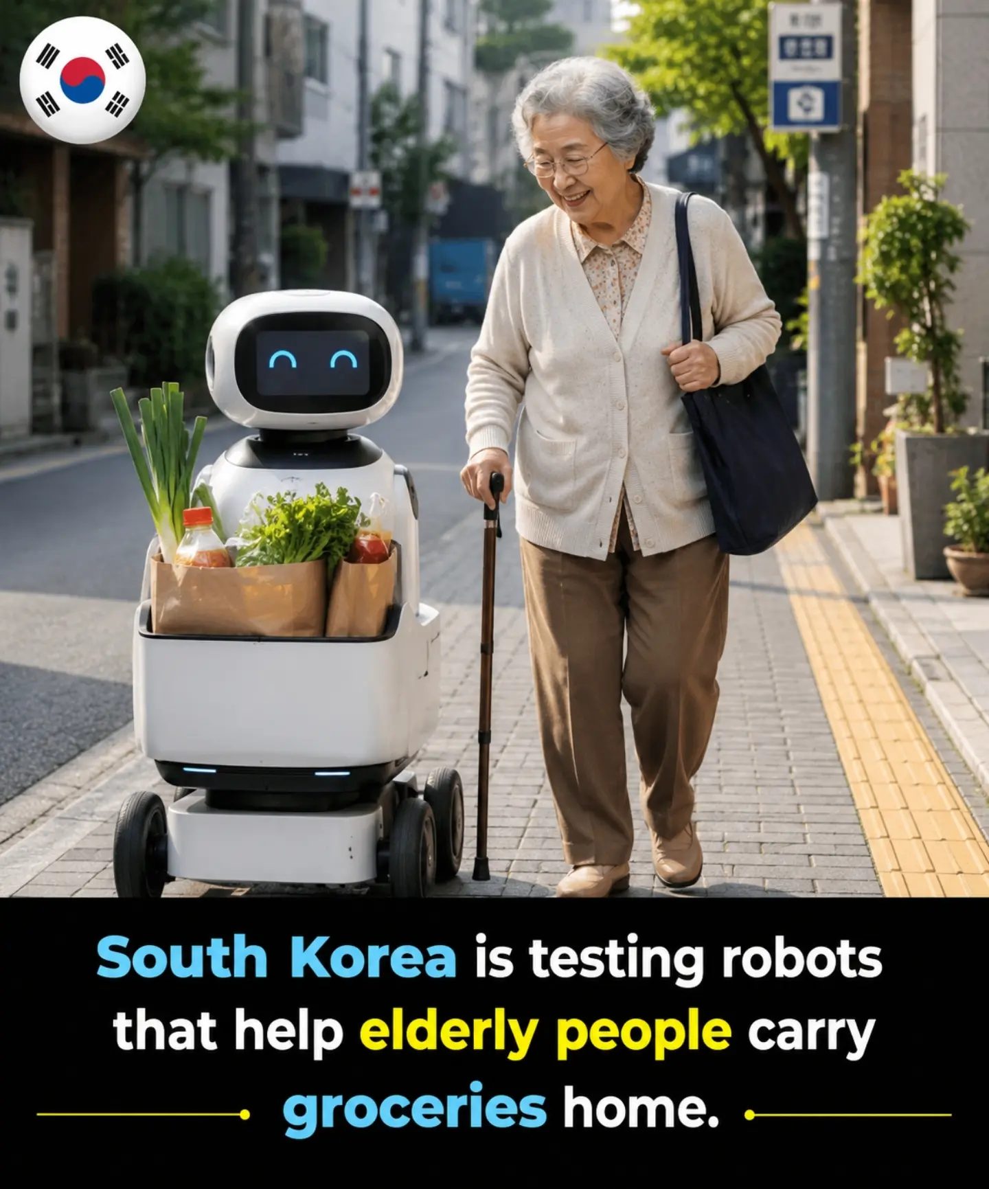 Robotic Grocery Help for Elderly in South Korea