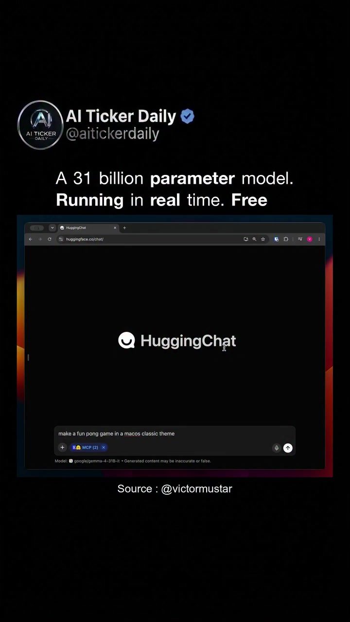 Discover the Classic AI-Pong Game: 31 Billion Parameters in Real-Time