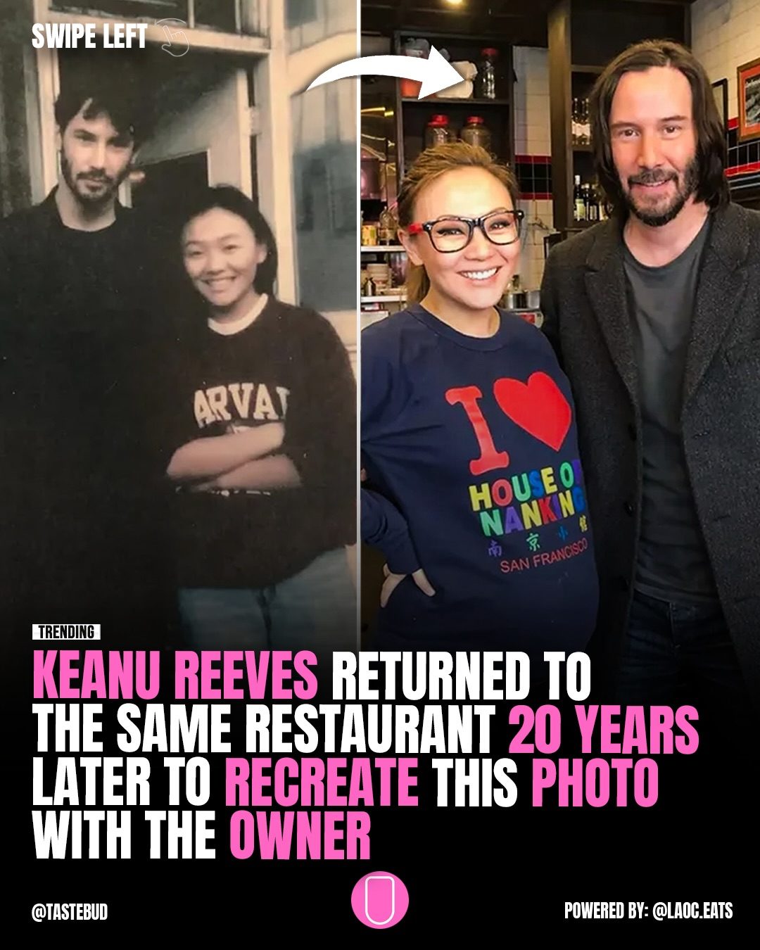 Keanu Reeves Returns to San Francisco's House of Nanking.