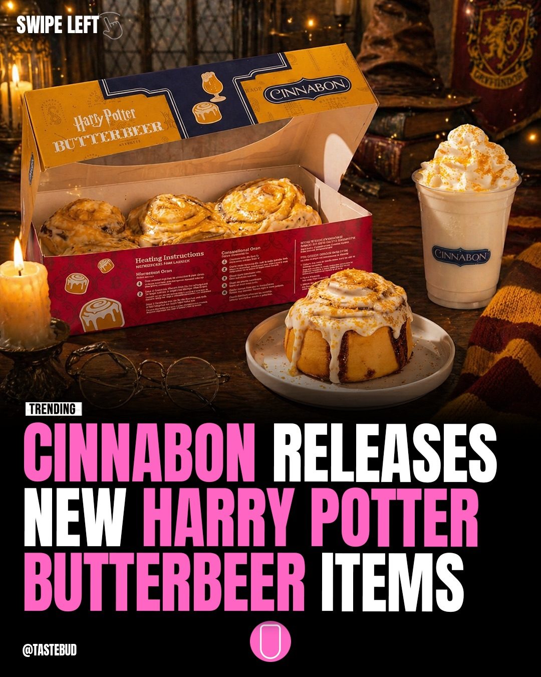 Harry Potter Butterbeer Treats Arrive at Cinnabon