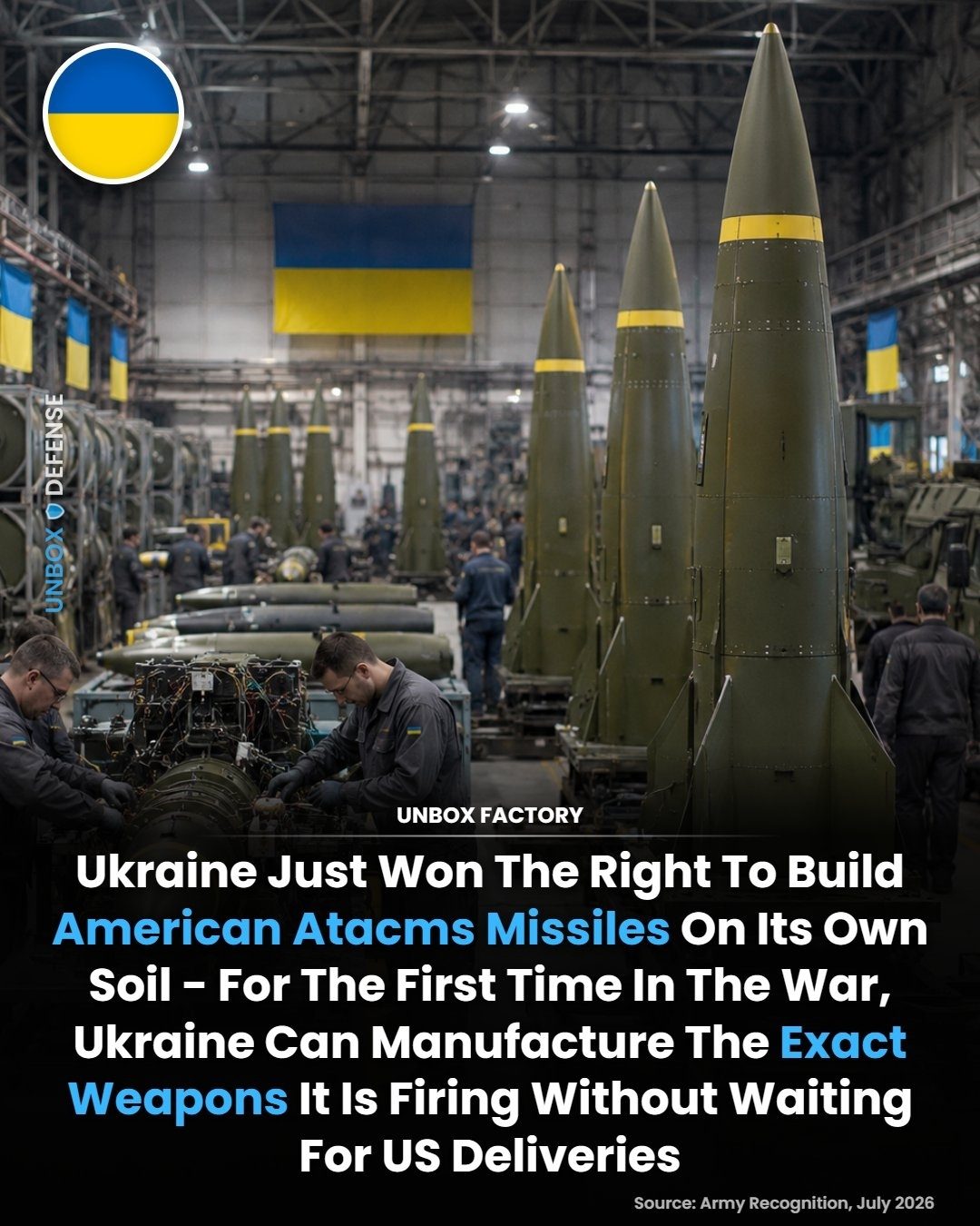 Ukraine Starts Domestic ATACMS Missile Production