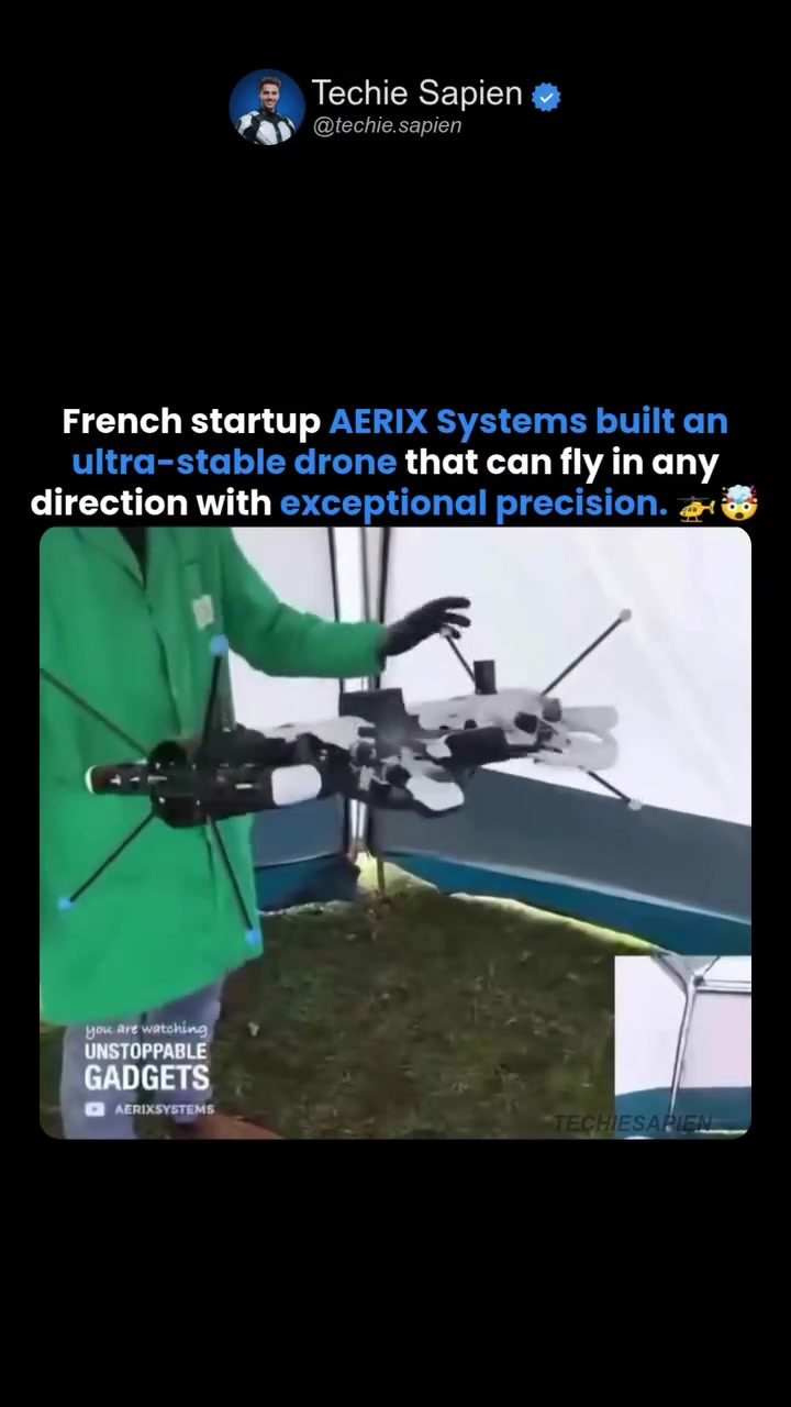 AERIX Systems' Revolutionary Omnidirectional Drone