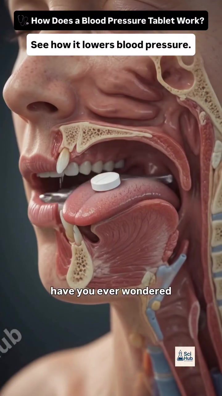 The Journey of a Blood Pressure Tablet: How It Works