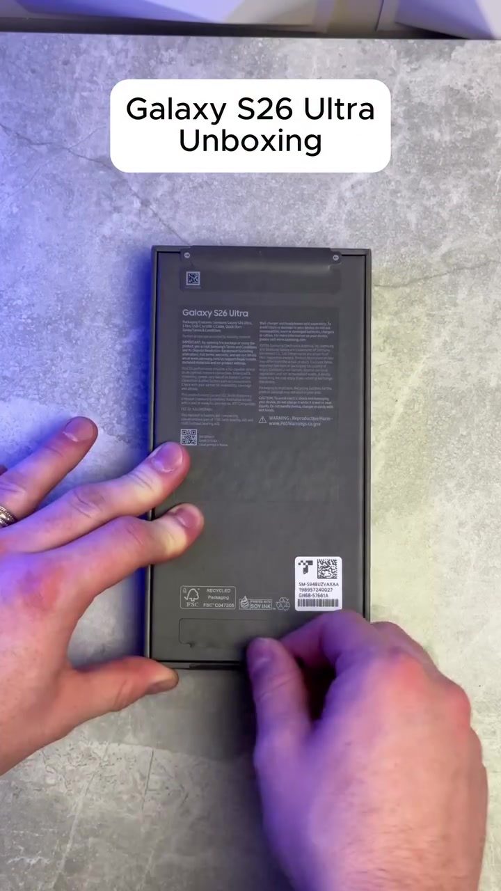 Samsung Galaxy S26 Ultra Unboxing: First Look