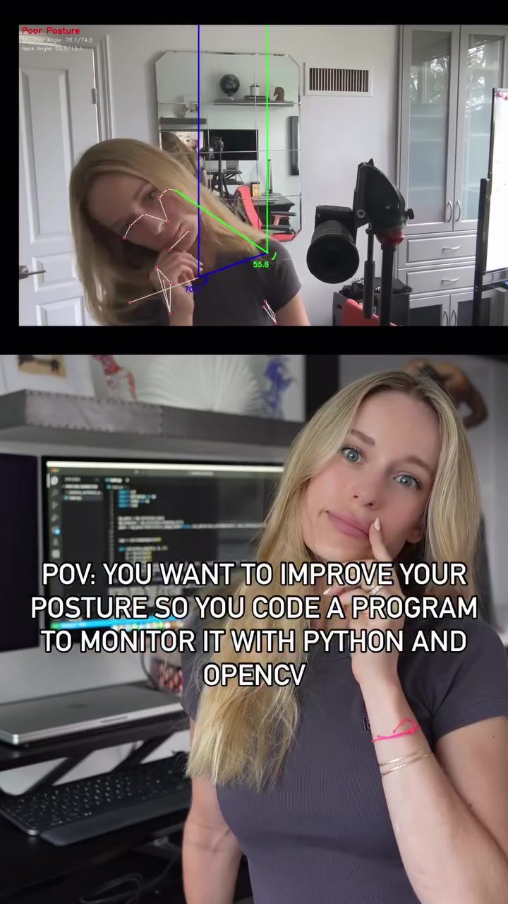 Build a Posture Correction Program with Python and OpenCV