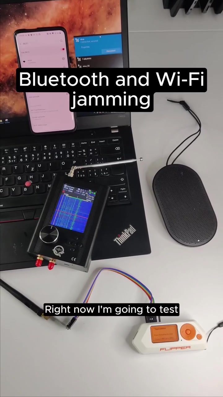 ### Discover the Impact of the FLIPPER Signal Jammer on Bluetooth and Wi-Fi