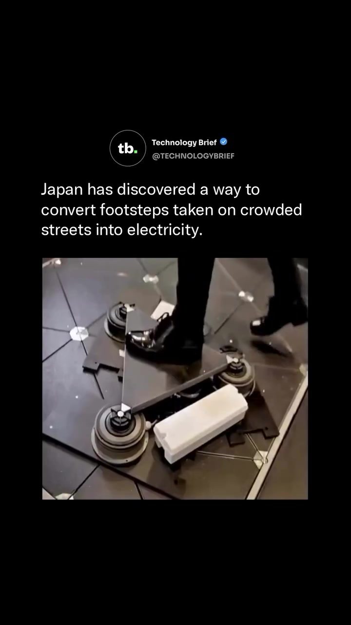 Japan's Piezoelectric Tiles: Harnessing Footsteps for Power