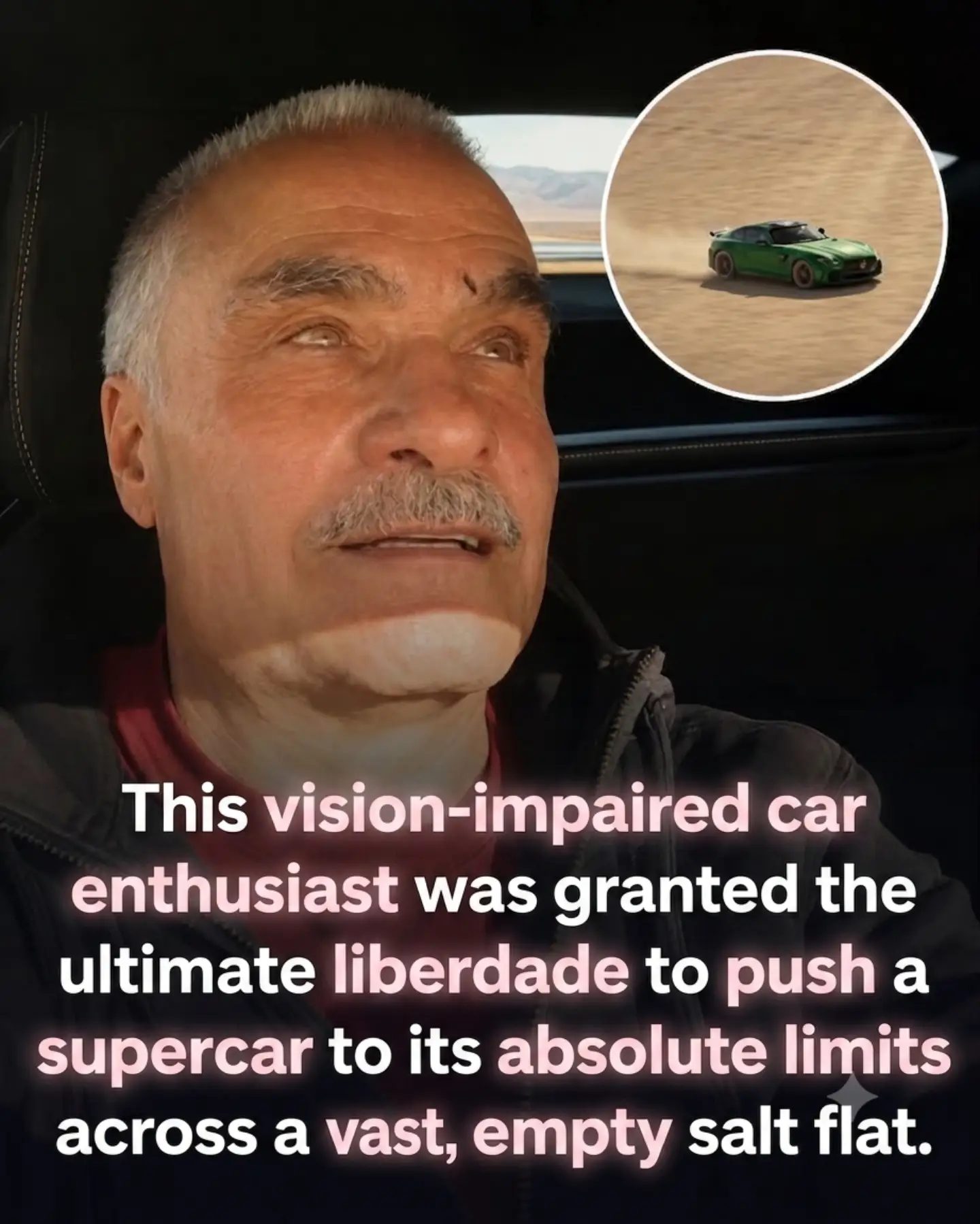Blind Mechanic's Dream: Driving a Supercar at 120 MPH
