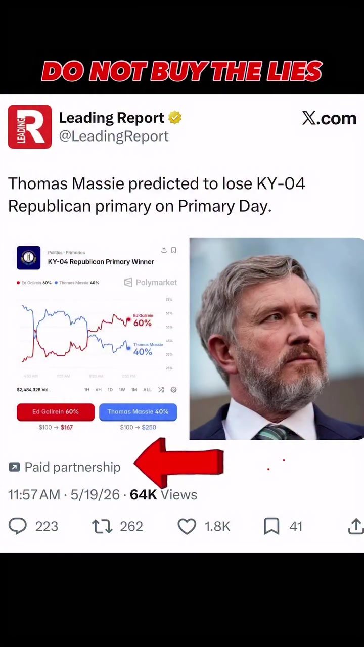 Thomas Massie: Targeted in Kentucky's Costliest Primary