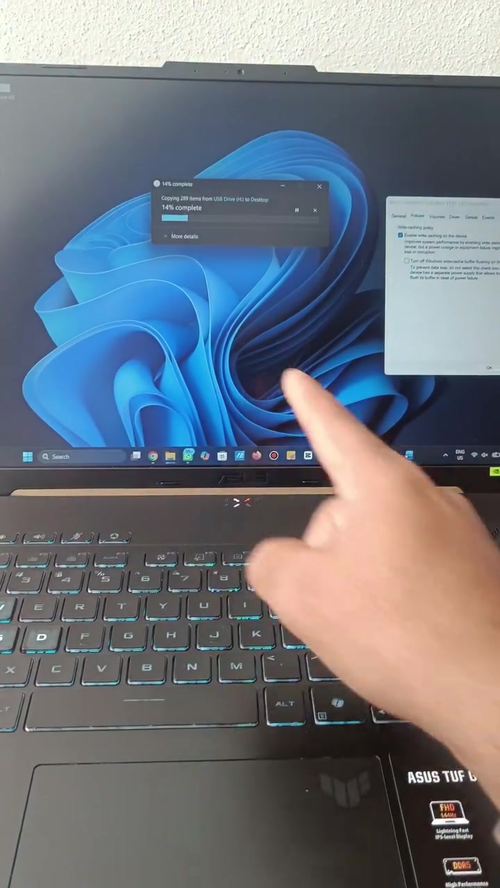 Speed Up USB Drive Transfer on Windows