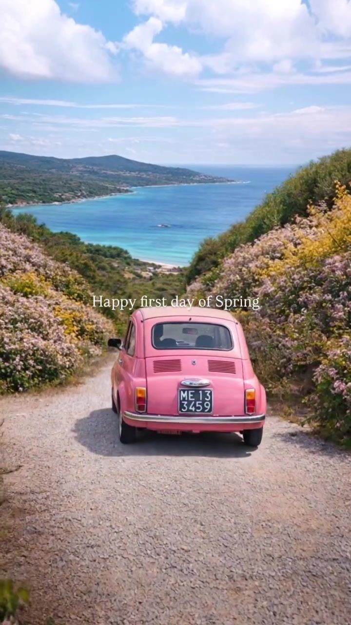 Embracing Spring: Vintage Cars and Scenic Views